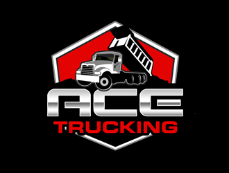 Ace Trucking logo design by kunejo