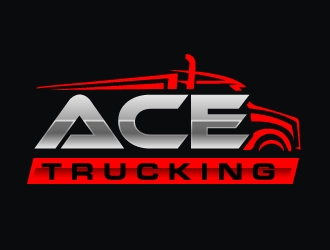 Ace Trucking logo design by AamirKhan