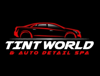 TINT WORLD & AUTO DETAIL SPA logo design by AamirKhan