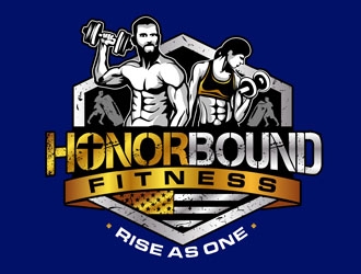 HonorBound Fitness Logo Design - 48hourslogo