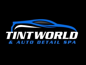 TINT WORLD & AUTO DETAIL SPA logo design by AamirKhan