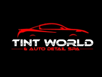 TINT WORLD & AUTO DETAIL SPA logo design by AamirKhan