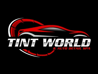 TINT WORLD & AUTO DETAIL SPA logo design by AamirKhan