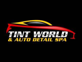 TINT WORLD & AUTO DETAIL SPA logo design by AamirKhan