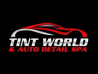 TINT WORLD & AUTO DETAIL SPA logo design by AamirKhan