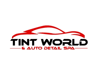 TINT WORLD & AUTO DETAIL SPA logo design by AamirKhan