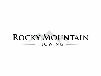 Rocky Mountain Plowing logo design by scolessi