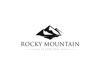 Rocky Mountain Plowing logo design by Inaya