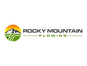 Rocky Mountain Plowing logo design by luckyprasetyo