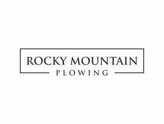 Rocky Mountain Plowing logo design by InitialD