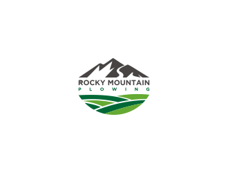 Rocky Mountain Plowing logo design by luckyprasetyo