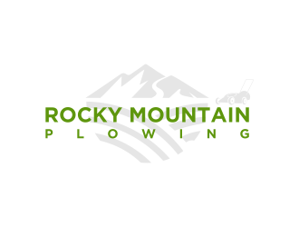 Rocky Mountain Plowing logo design by luckyprasetyo