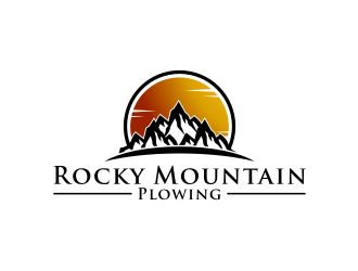 Rocky Mountain Plowing logo design by hopee