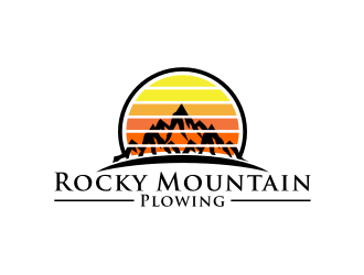 Rocky Mountain Plowing logo design by hopee