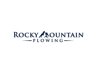 Rocky Mountain Plowing logo design by MUSANG