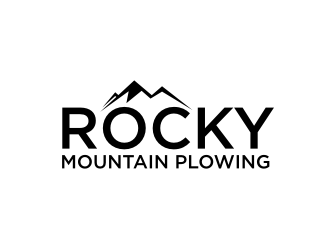 Rocky Mountain Plowing logo design by Barkah