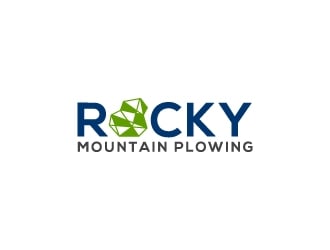 Rocky Mountain Plowing logo design by MUSANG