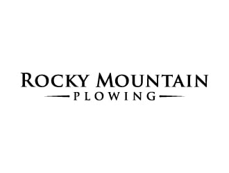 Rocky Mountain Plowing logo design by MUSANG