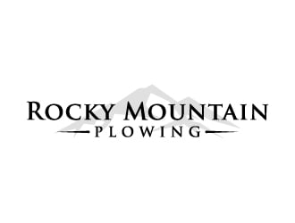 Rocky Mountain Plowing logo design by MUSANG