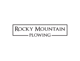 Rocky Mountain Plowing logo design by Greenlight