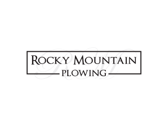 Rocky Mountain Plowing logo design by Greenlight