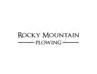 Rocky Mountain Plowing logo design by Greenlight