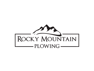 Rocky Mountain Plowing logo design by Greenlight