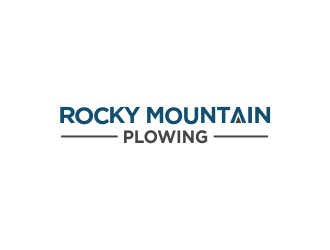 Rocky Mountain Plowing logo design by Greenlight