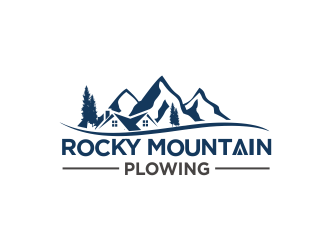 Rocky Mountain Plowing logo design by Greenlight