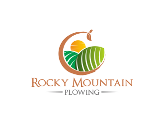 Rocky Mountain Plowing logo design by Greenlight