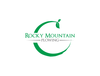 Rocky Mountain Plowing logo design by Greenlight