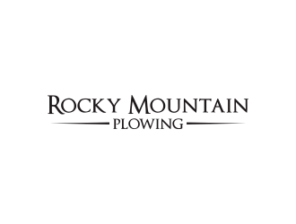 Rocky Mountain Plowing logo design by Greenlight