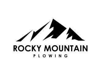 Rocky Mountain Plowing logo design by Gopil