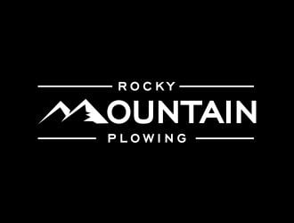 Rocky Mountain Plowing logo design by Gopil