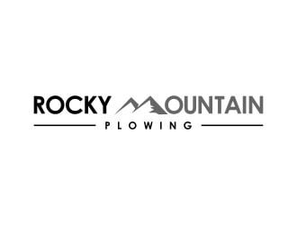 Rocky Mountain Plowing logo design by Gopil