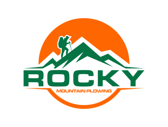 Rocky Mountain Plowing logo design by cahyobragas