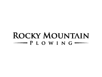 Rocky Mountain Plowing logo design by labo