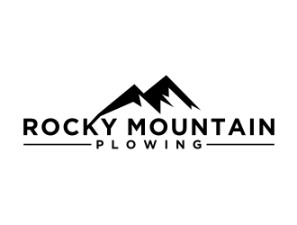 Rocky Mountain Plowing logo design by puthreeone