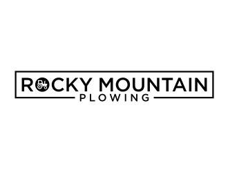 Rocky Mountain Plowing logo design by puthreeone