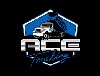 Ace Trucking logo design by kunejo