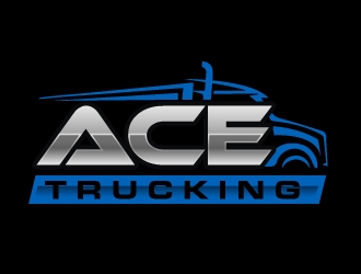 Ace Trucking logo design by AamirKhan