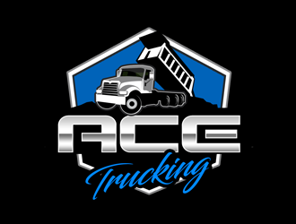 Ace Trucking logo design by kunejo