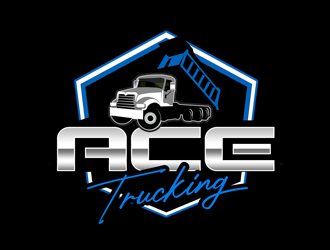 Ace Trucking logo design by kunejo