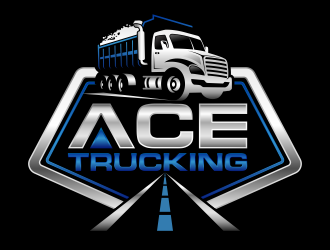 Ace Trucking logo design by zonpipo1