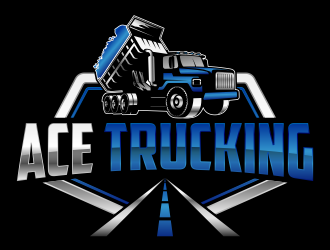 Ace Trucking logo design by zonpipo1