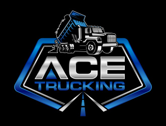 Ace Trucking logo design by zonpipo1