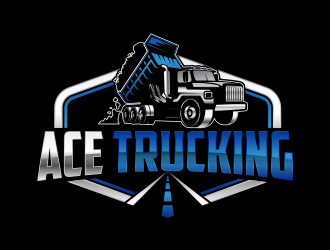 Ace Trucking logo design by zonpipo1