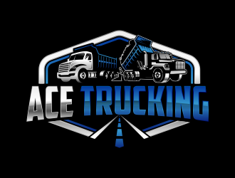 Ace Trucking logo design by zonpipo1