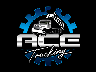 Ace Trucking logo design by kunejo