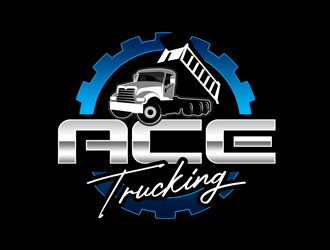 Ace Trucking logo design by kunejo